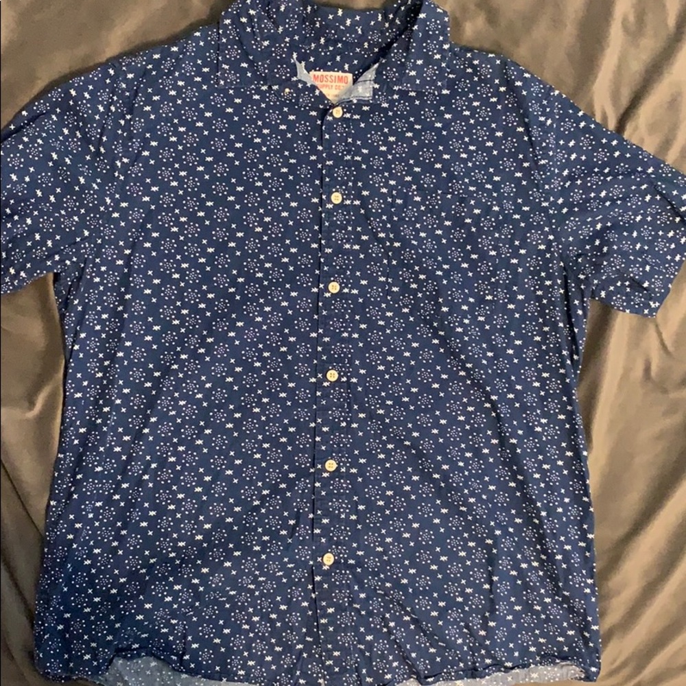 Navy Blue Button Up